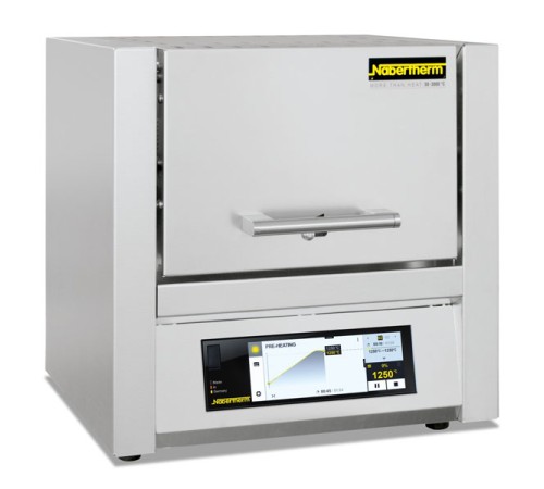 Печь муфельная с каменной изоляцией Nabertherm LT 15/13/C550 с подъёмной дверью, 1300°С, 15 л (Артикул L-154T3ON3)