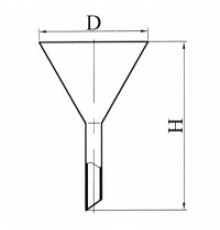 Лабораторная воронка В-56-80 мм