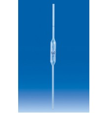 Пипетка VITLAB Мора с одной меткой фиксированного объема, 1 мл, PP
