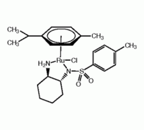 Хлор (п-кумол) -N- (п-толуолсульфонил) - (R, R) -1,2-циклогександиаминерутений (I), 97%, Alfa Aesar, 1 г