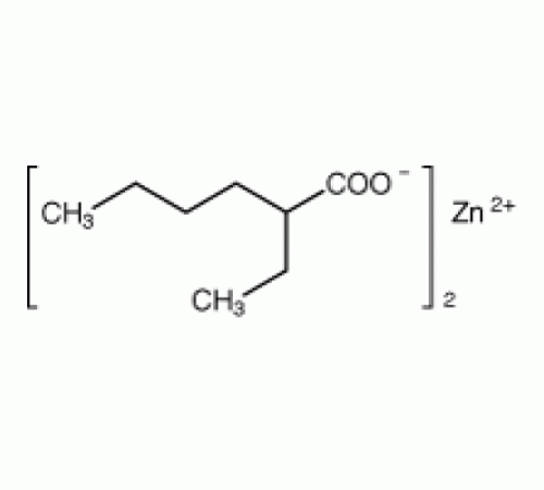 Цинк 2-этилгексаноат, Zn 22%, продолжение следует. 1% монометиловый эфир диэтиленгликоля, Alfa Aesar, 500 г