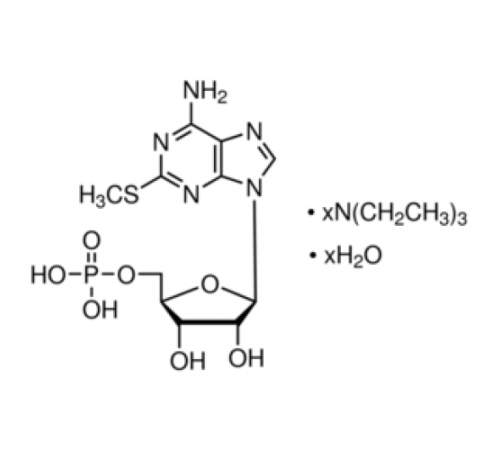 Твердый гидрат соли 2-метилтиоаденозин-5'-монофосфата, триэтиламмония, 98% (ВЭЖХ) Sigma M1434