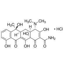 Тетрациклин гидрохлорид, не менее 95%, BioChemica, AppliChem, 25 г