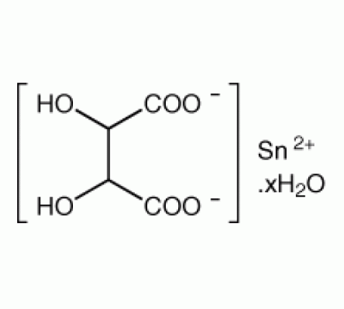 Олова (II) тартрат гидрат, 95%, Alfa Aesar, 25 г