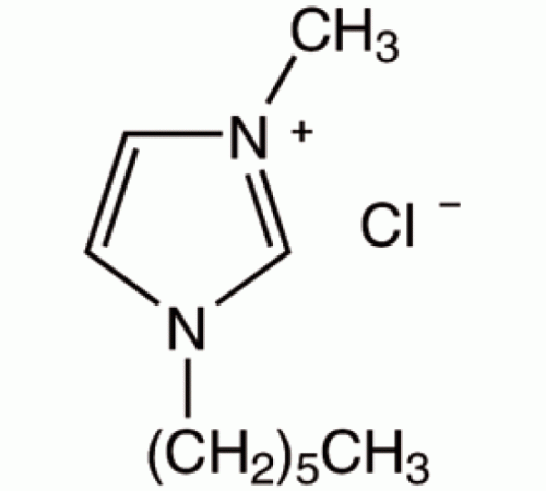 Хлорид 1-н-гексил-3-метилимидазолия, 98%, Alfa Aesar, 50 г