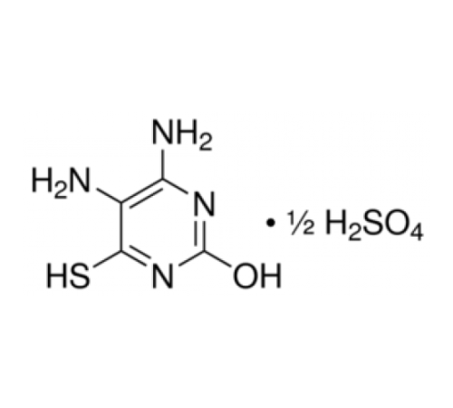 Полусульфатная соль 4,5-диамино-2-гидрокси-6-меркаптопиримидина Sigma D1036
