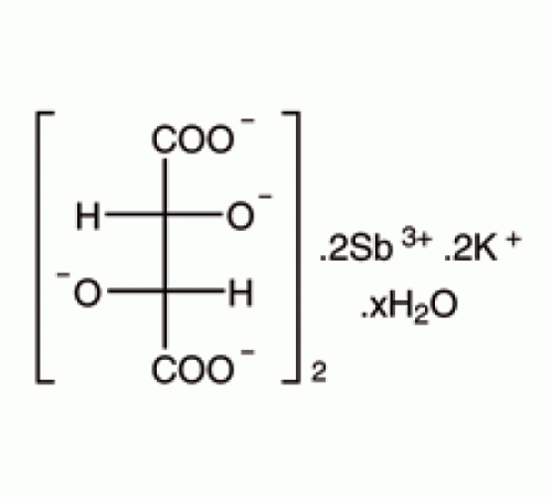 Тартрат сурьмы гидрат калия, 98%, Alfa Aesar, 2500г