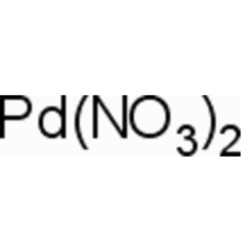 Палладий (II) нитрат, раствор, Pd 12-16% вес / вес (продолжение Pd), Alfa Aesar, (в) 25 г