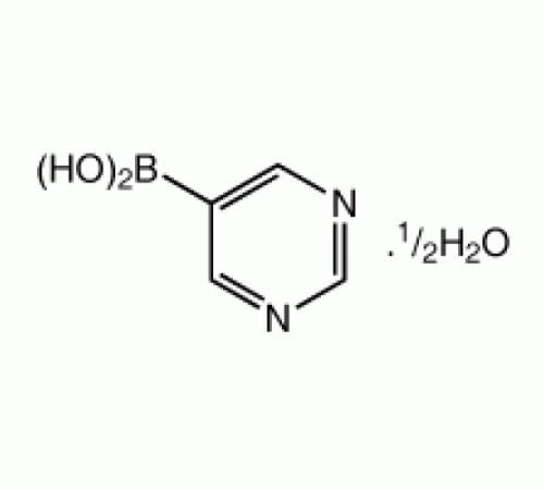 Пиримидин-5-бороновой кислоты полугидрат, 97%, Alfa Aesar, 1г