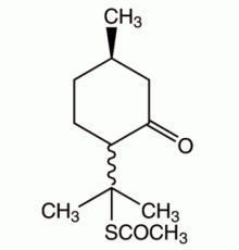 п-Mentha-8-тиол-3-он ацетат, цис + транс, 97 +%, Alfa Aesar, 25г