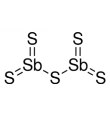 Сурьма пентасульфид, pure, Acros Organics, 50г