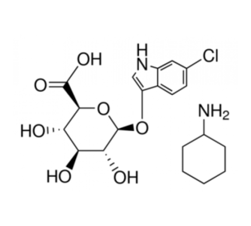 Циклогексиламмониевая соль 6-хлор-3-индолиββ D-глюкуронида 97,0% (ВЭЖХ) Sigma 24907